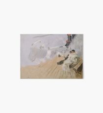 Monks on the Deck by Frits Thaulow Art Board