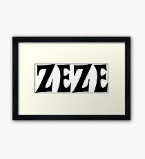 Zeze Framed Print