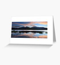 Dawn Reflections, Mount Buffalo, Australia Greeting Card