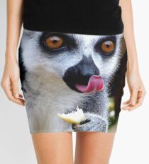 Snacking Lemur Mini Skirt