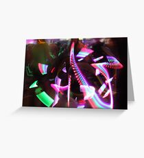 The Way of the Glow Stick Greeting Card