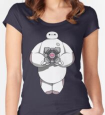 Begleiter Tailliertes Rundhals-Shirt