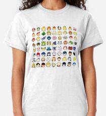 Super Smash Bros Ultimate Character Stock Icons - Franchise Order (Arrangement 3 of 4) Classic T-Shirt