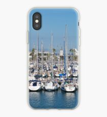 Port Olimpic in Barcelona iPhone Case