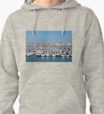 Port Olimpic in Barcelona Pullover Hoodie