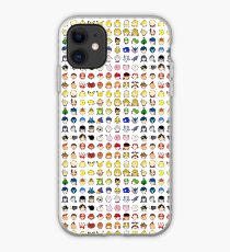 Super Smash Bros Ultimate Character Stock Icons - Rainbow! (Arrangement 4 of 4) iPhone Case