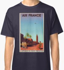Vintage Travel Poster France - Morocco - North Africa - Air France - 1934 Classic T-Shirt