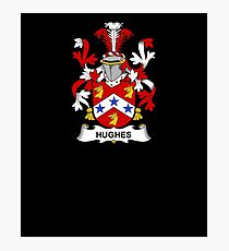 Hughes Coat of Arms - Family Crest Shirt Photographic Print