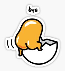 Gudetama Bye Sticker