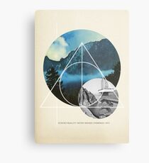 Lienzo metálico Echoes Reality