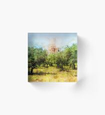 Bucolic Italy Acrylic Block