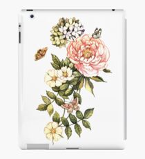 Watercolor vintage floral motifs iPad Case/Skin