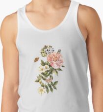 Camiseta de tirantes Motivos florales vintage de acuarela