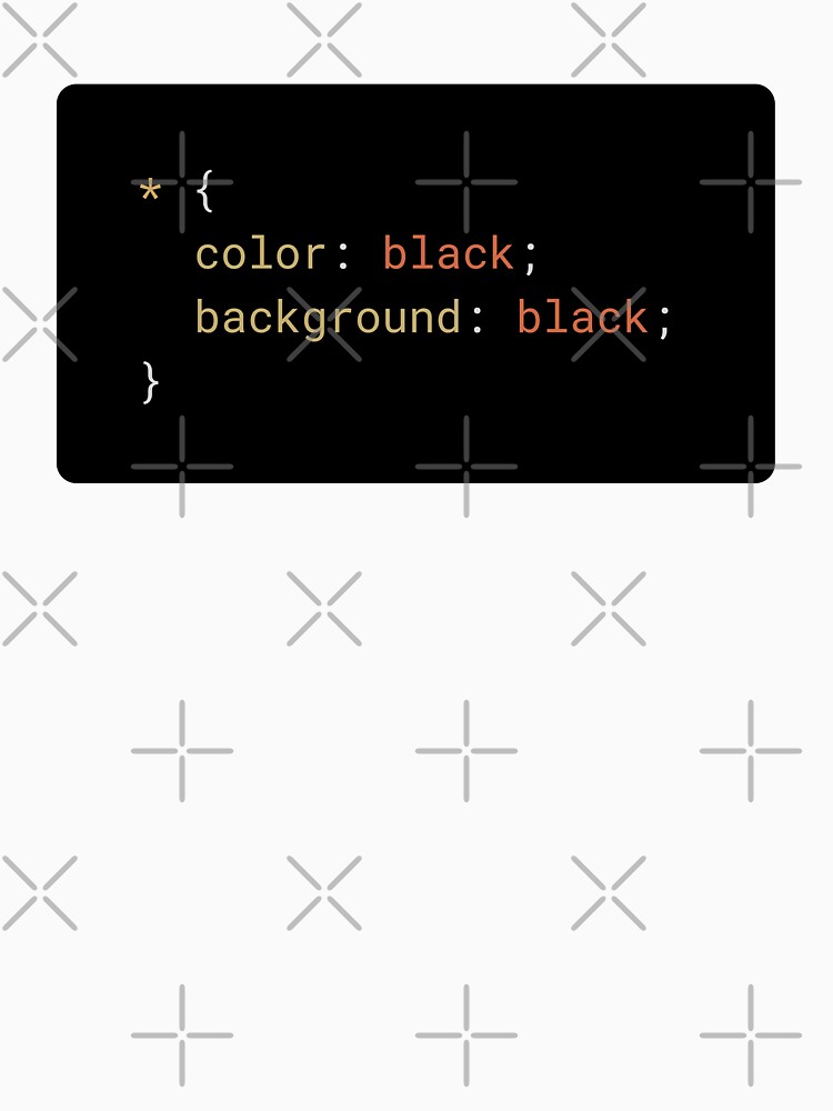 CSS - Everything Black (with background) by developer-gifts