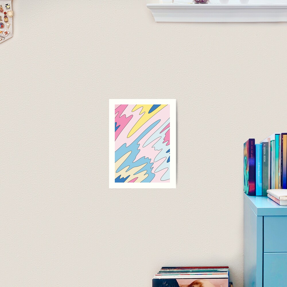 Pastel sky by Elebea Art Print