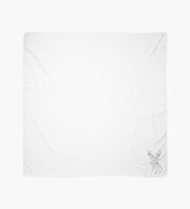 Minimalist Deer Black Scarf