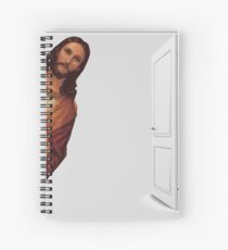 Jesus is Watching Meme Spiral Notebook