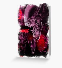 Xenomorph "Xenomorphobia" Alien Greeting Card