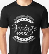 Legendary Vintage 1993 All Original Parts Unisex T-Shirt