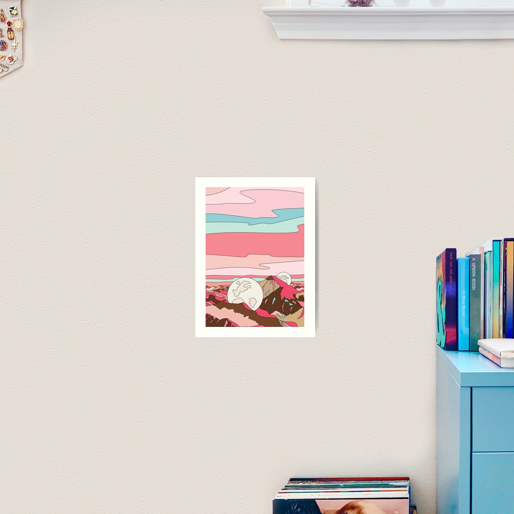 Moons by Elebea Art Print