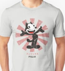 Felix The Cat Retro Japaner Slim Fit T-Shirt