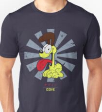 Camiseta unisex Odie el perro retro japonés garfield