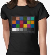 Color Checker Chart Women's Fitted T-Shirt