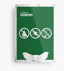 Gremlins Minimal movie Poster Metal Print