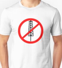 Anti-Fracking Symbol Unisex T-Shirt