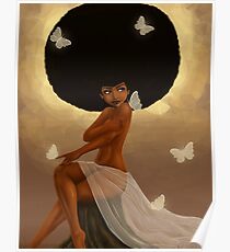 Fro und Schmetterlinge Poster