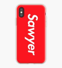 Hello My Name Is Sawyer Name Tag iPhone Case