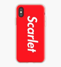 Hello My Name Is Scarlet Name Tag iPhone Case