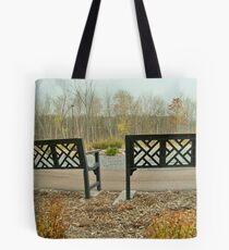 Double up Bench! Tote Bag