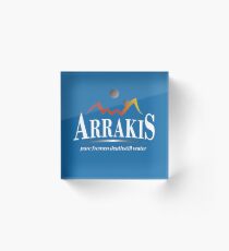 Arrakis Water Company (Dune) Acrylic Block