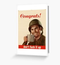 CONGRATS Greeting Card