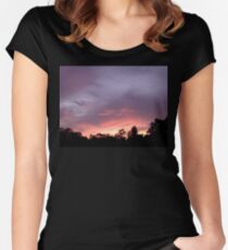 Sunset 2 Women's Fitted Scoop T-Shirt