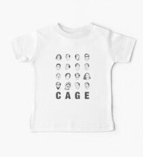 Die vielen Gesichter von Nicolas Cage Baby T-Shirt
