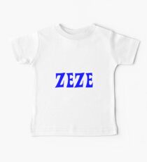 Zeze Blue Baby Tee