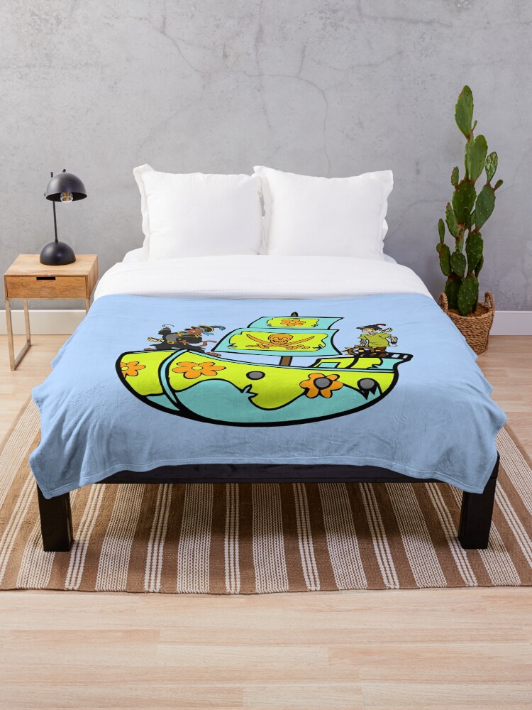 Scooby Doo Pirate Throw Blanket By R6568 Redbubble