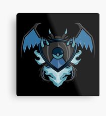 pokemon charizard x shield Metal Print