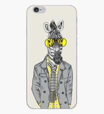 Hipster Zebramann iPhone-Hülle & Cover
