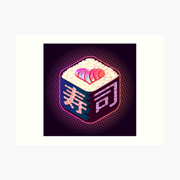 ❤ Sushi Art Print