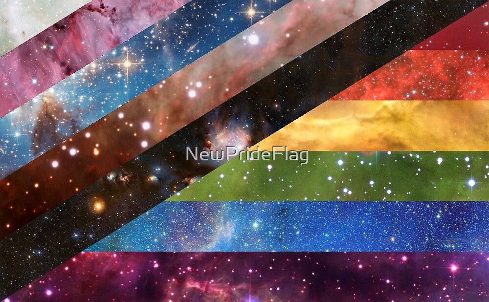 New Pride Flag Designs - Galaxy Edition  by NewPrideFlag