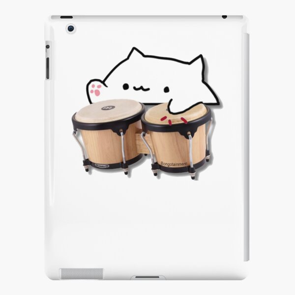 Bongo Cat Meme Ipad Cases Skins Redbubble - bongo cat but its in roblox youtube