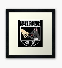 French Bulldog Best Friends For Life Framed Print