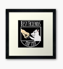 Goat Best Friends For Life Framed Print