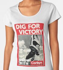 Dig For Victory - Grow With Corbyn Women's Premium T-Shirt