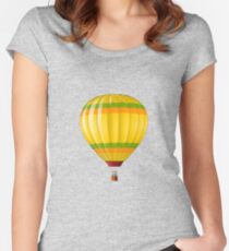Hot Air Balloon Women's Fitted Scoop T-Shirt