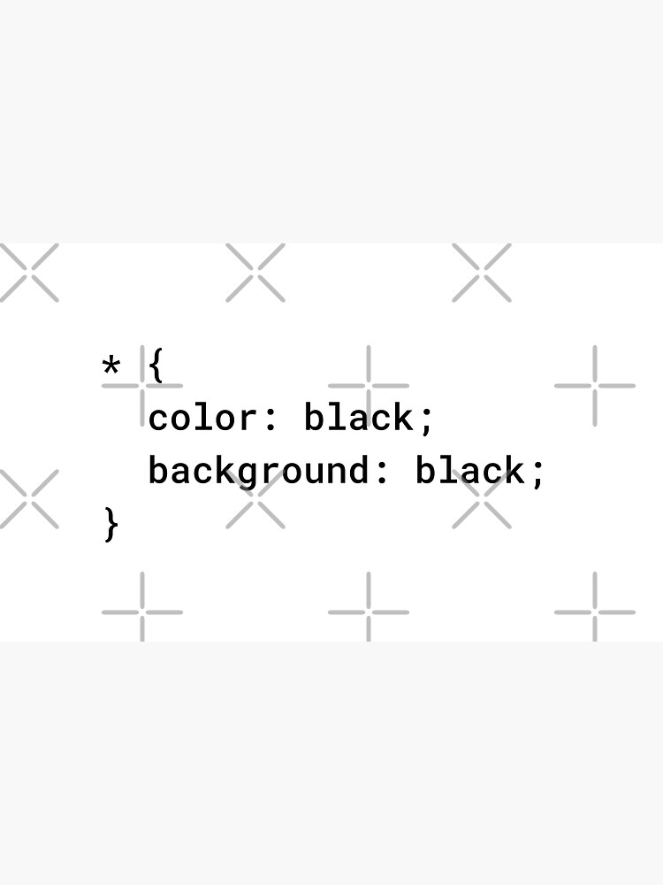 CSS - Everything Black (Inverted) by developer-gifts
