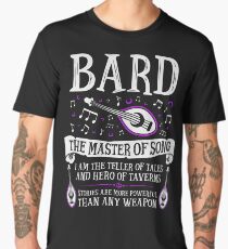 BARD, THE MASTER OF SONG - Dungeons & Dragons (White) Men's Premium T-Shirt